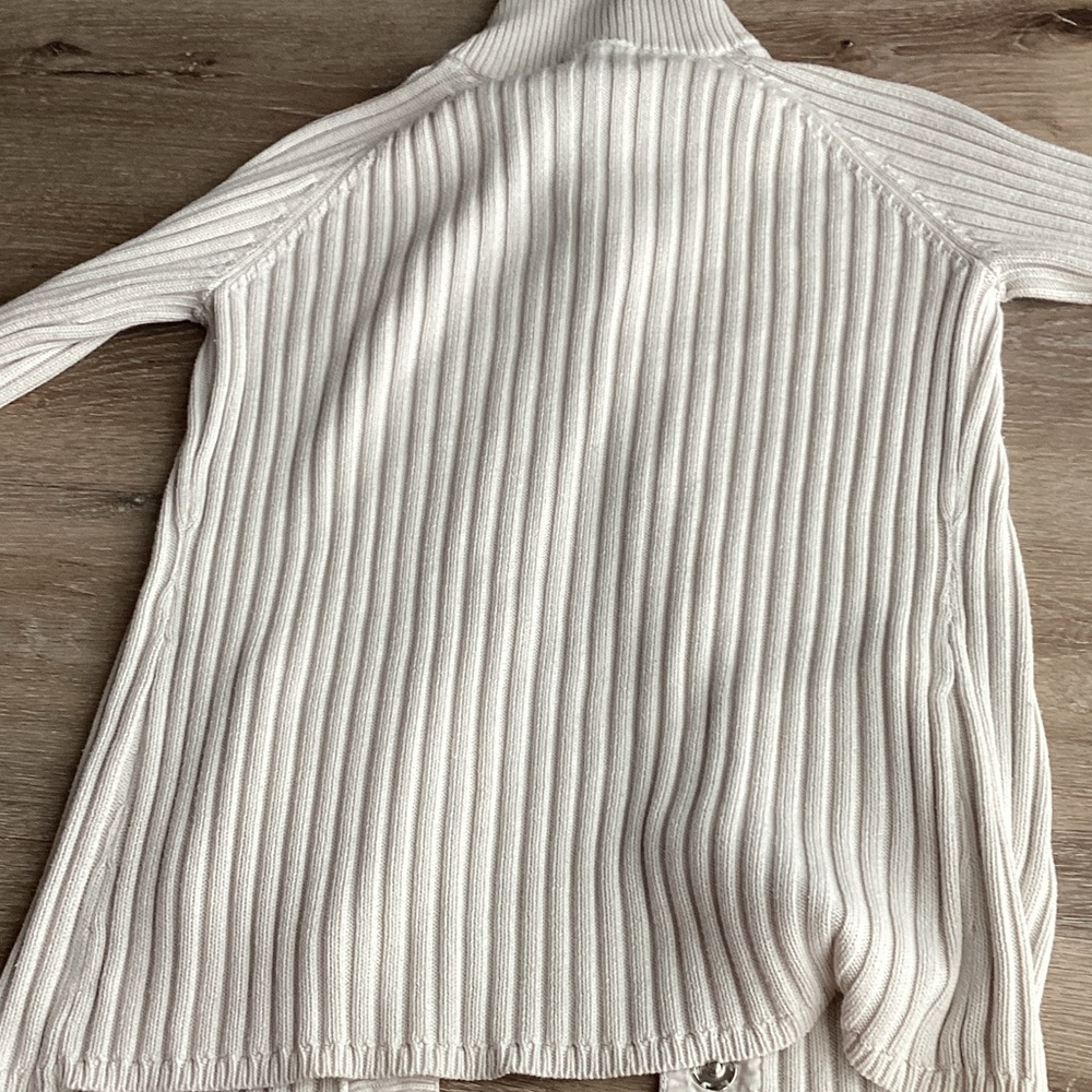 Moda International Cream Ribbed Jacket - Picture 4 of 7